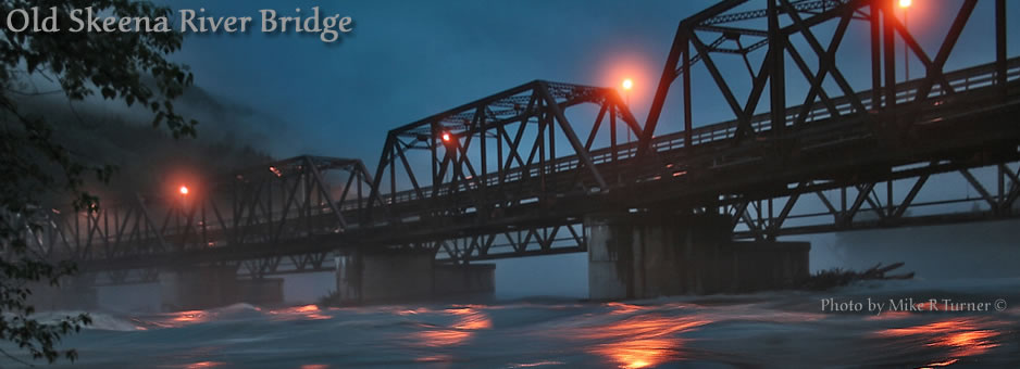 Old Skeena River Bridge Terrace BC Thornhill
